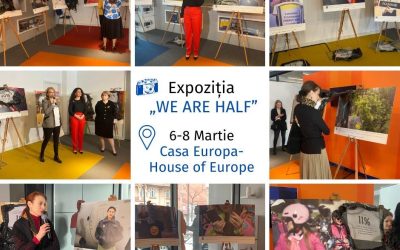 Expoziția #WeAreHalf – Stop cutting off women