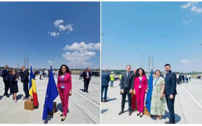 Inaugurarea Podului peste Dunăre de la Brăila