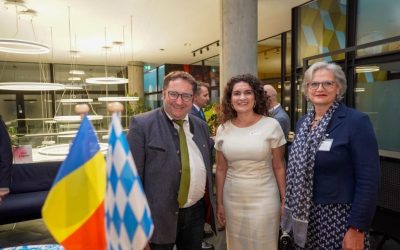 Welcoming the Bavarian economic delegation to Romania