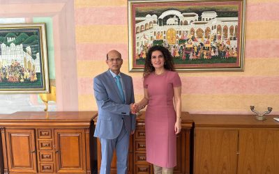 Meeting with H.E. Dr. Manoj Kumar Mohapatra, Ambassador of India to Romania